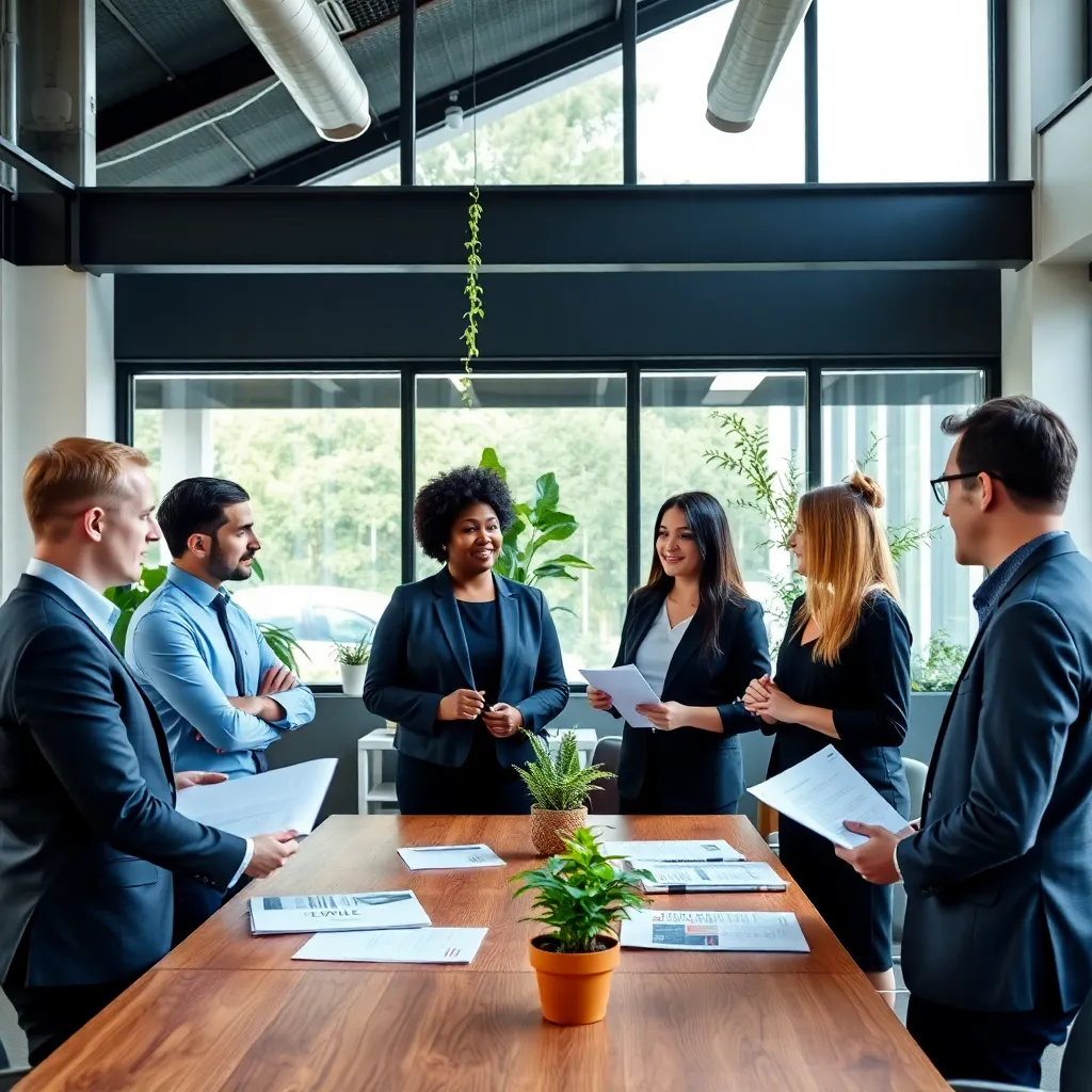 Portret van Marieke de Vries, CEO van een middelgroot Nederlands bedrijf