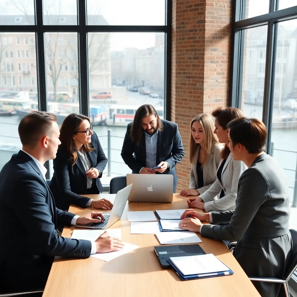 Nederlandse professionals in vergaderruimte die samenwerken